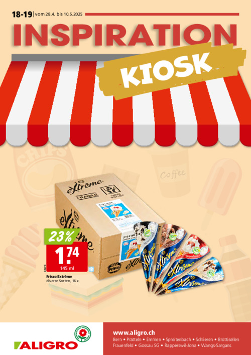 Inspiration Kiosque #18-19 – valable du 28 avril au 10 mai