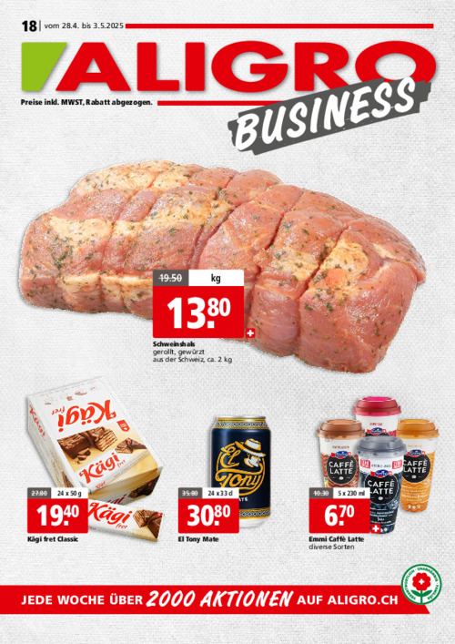BUSINESS-Aktionen  #18– gültig vom 28. April bis 3. Mai