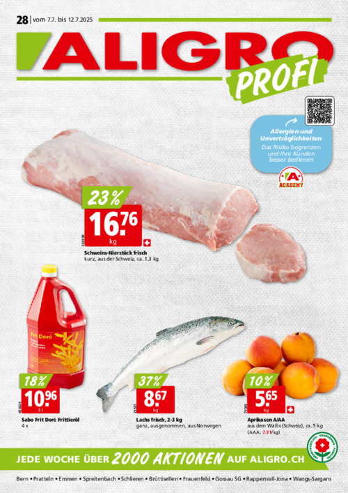 PROFI-Aktionen #28 – gültig vom 7. bis 12. Juli